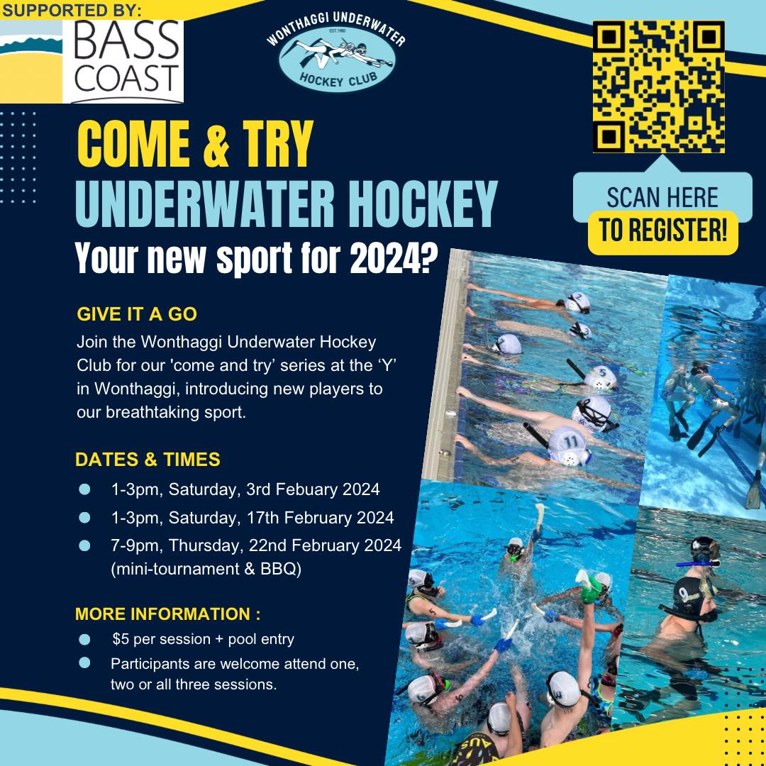 ‘Come and Try’ series makes a splash for Underwater Hockey – Victorian ...